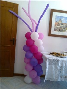 Coluna balões para festa aniversário infantil